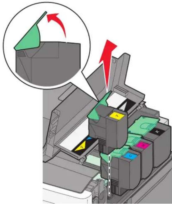 LEXMARK C543 - Replacing a toner cartridge - 2