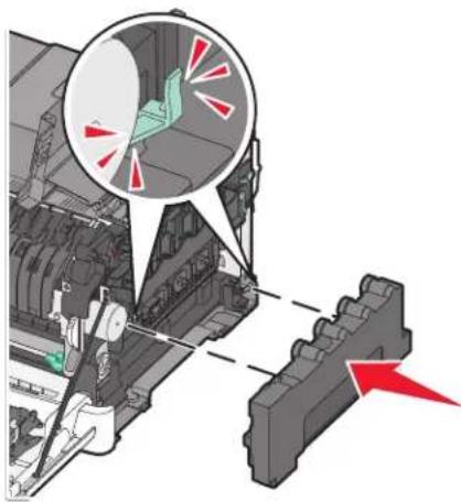 LEXMARK C543 - Replacing the waste toner bottle - 7