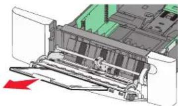 LEXMARK C543 - Using the multipurpose feeder - 3