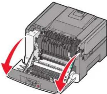 LEXMARK C543 - Replacing a black and color imaging kit - 2