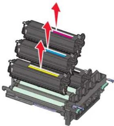 LEXMARK C543 - Replacing a black imaging kit - 9