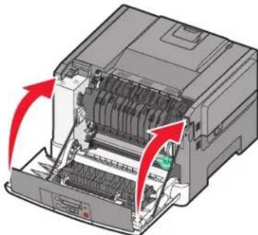 LEXMARK C543 - Replacing a black and color imaging kit - 16