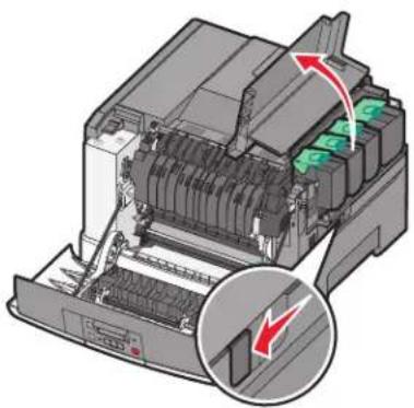 LEXMARK C543 - Replacing the waste toner bottle - 4