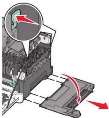 LEXMARK C543 - Replacing a black imaging kit - 5