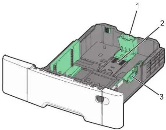 LEXMARK C543 - Loading the optional 650-sheet duo drawer - 1