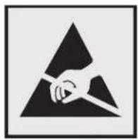 LEXMARK C543 - Static sensitivity notice - 1
