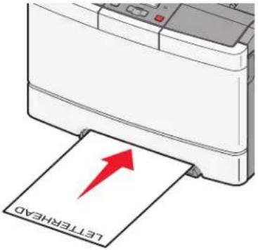 LEXMARK C543 - Tips on using letterhead - 4