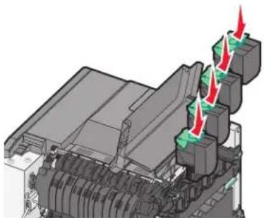 LEXMARK C543 - Replacing a black imaging kit - 16