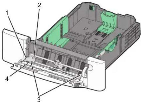 LEXMARK C543 - Using the multipurpose feeder - 6