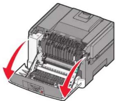LEXMARK C543 - Replacing the waste toner bottle - 3