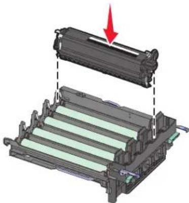 LEXMARK C543 - Replacing a black imaging kit - 10