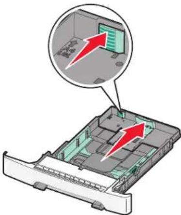 LEXMARK C543 - Loading the standard 250-sheet tray - 3
