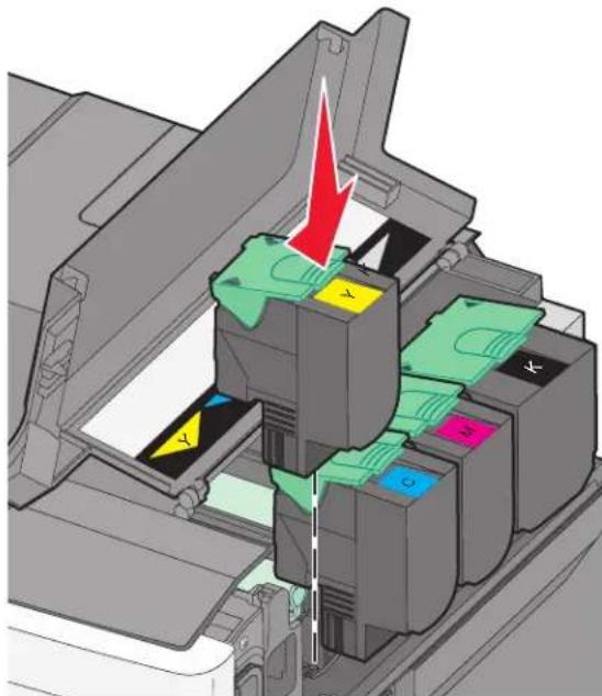 LEXMARK C543 - Replacing a toner cartridge - 3