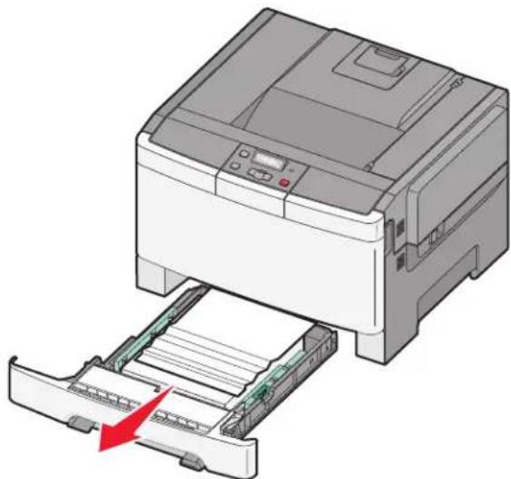 LEXMARK C543 - paper jam - 1