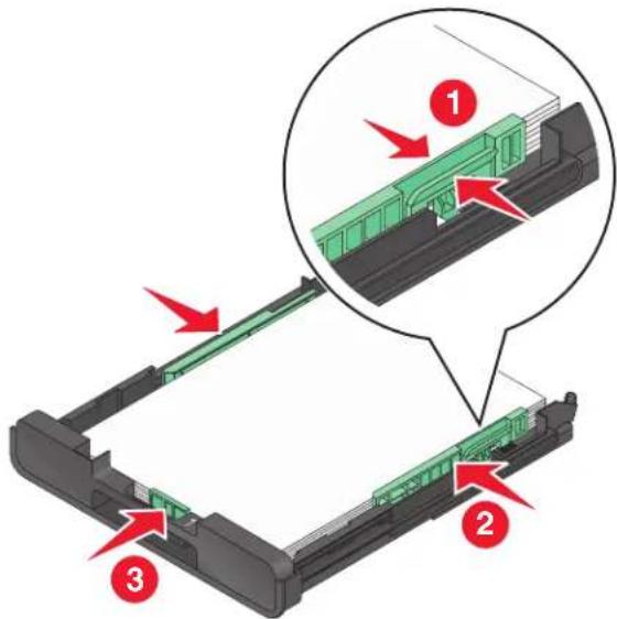 LEXMARK PRO 908 - Einlegen von Papier in das Papierfach - 5