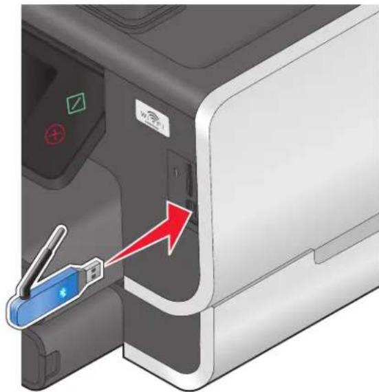 LEXMARK PRO 908 - Festlegen der Bluetooth-Sicherheitsstufe - 1