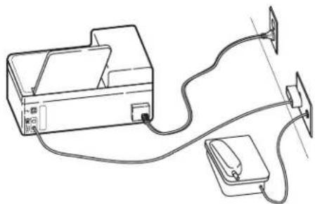 LEXMARK PRO 908 - Anschluss des Druckers in Ländern, in denen serielle Verbindungen eingesetzt werden - 1