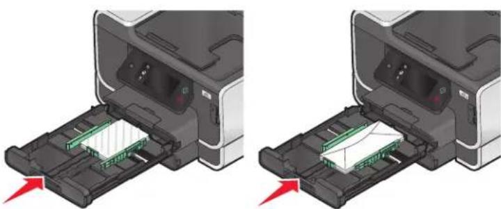 LEXMARK PRO 908 - Einlegen von Umschlägen oder Fotopapier - 6