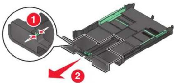 LEXMARK PRO 905 - Einlegen von Papier in das Papierfach - 3