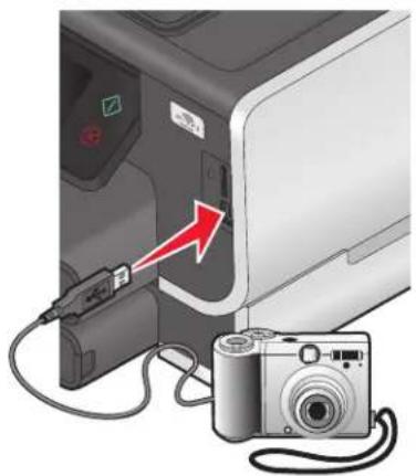 LEXMARK PRO 901 - Drucken von Fotos von einer PictBridge-fähigen Digitalkamera - 1
