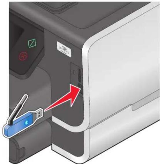 LEXMARK PRO 901 - Einrichten einer Verbindung zwischen dem Drucker und einem Bluetooth-fähigen Gerät - 1