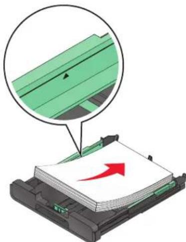 LEXMARK PRO 901 - Einlegen von Papier in das Papierfach - 4