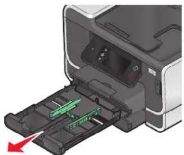 LEXMARK PRO 901 - Einlegen von Papier in das Papierfach - 1