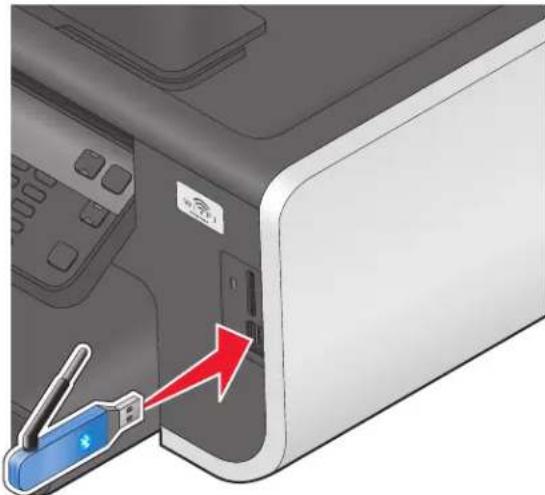 LEXMARK PRO 702 - Einrichten einer Verbindung zwischen dem Drucker und einem Bluetooth-fähigen Gerät - 1