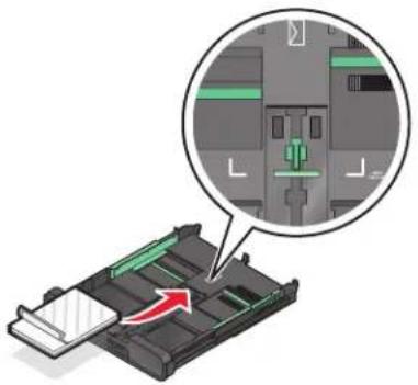 LEXMARK PRO 702 - Einlegen unterschiedlicher Papiersorten - 2