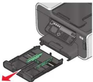 LEXMARK PRO 702 - Einlegen von Papier in das Papierfach - 1
