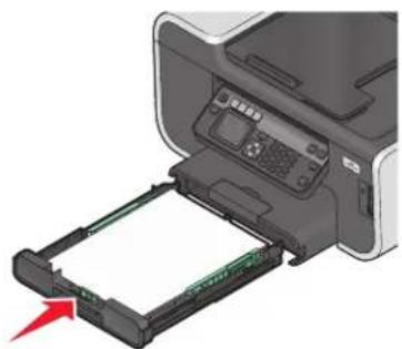 LEXMARK PRO 702 - Einlegen von Papier in das Papierfach - 6