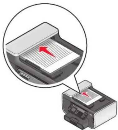 LEXMARK PRO 702 - Einlegen von Originaldokumenten in die automatische Dokumentenzuführung - 1