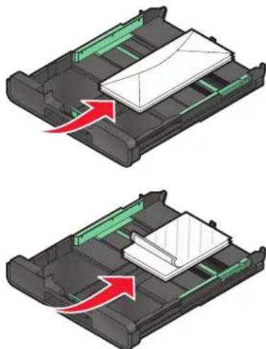 LEXMARK PRO 702 - Einlegen von Umschlägen oder Fotopapier - 4