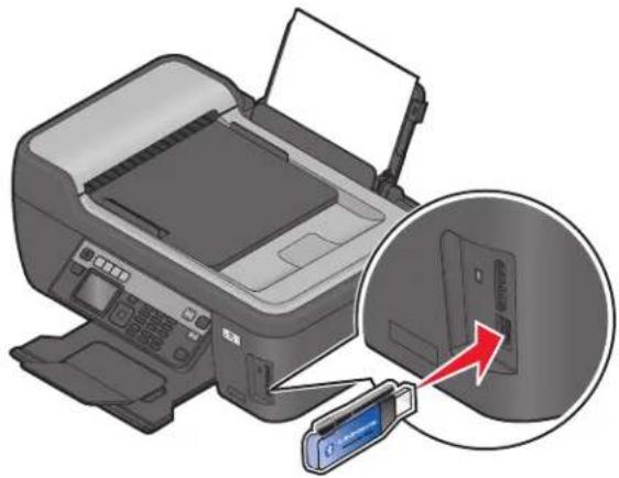 LEXMARK PRO 209 - Einrichten einer Verbindung zwischen dem Drucker und einem Bluetooth-fähigen Gerät - 1