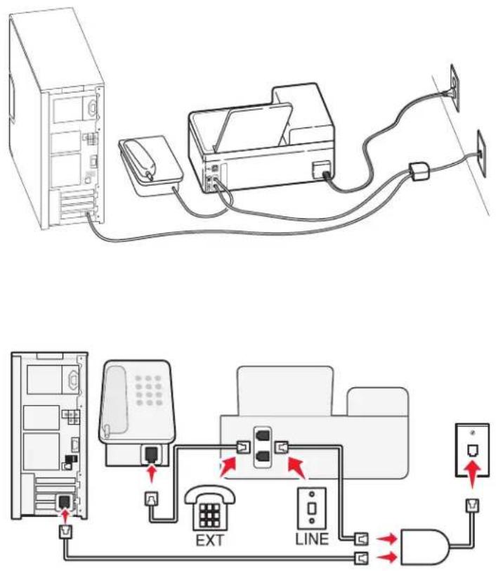 LEXMARK PRO 209 - Szenario 2: DSL (Digital Subscriber Line) - 1