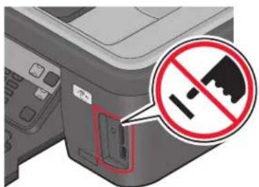LEXMARK PRO 209 - Verwenden einer Speicherkarte oder eines Flash-Laufwerks mit dem Drucker - 2