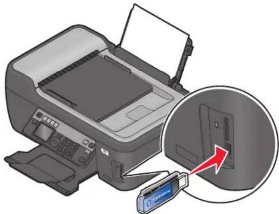 LEXMARK PRO 209 - Festlegen der Bluetooth-Sicherheitsstufe - 1