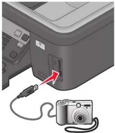 LEXMARK PRO 209 - Drucken von Fotos von einer PictBridge-fähigen Digitalkamera - 1