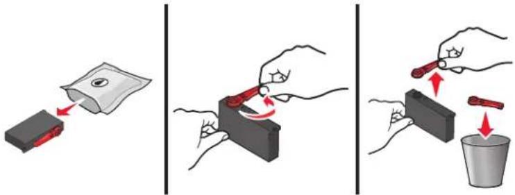 LEXMARK PRO 202 - Auswechseln von Tintenpatronen - 4