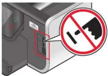 LEXMARK Prestige Pro 802 - Verwenden einer Speicherkarte oder eines Flash-Laufwerks mit dem Drucker - 3