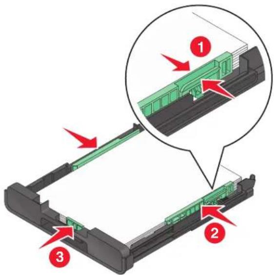LEXMARK Prestige Pro 802 - Einlegen von Papier in das Papierfach - 5
