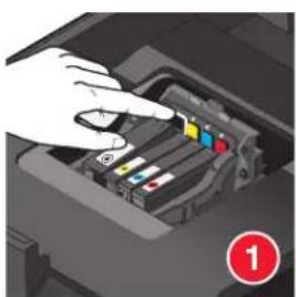 LEXMARK Prestige Pro 802 - Auswechseln von Tintenpatronen - 2