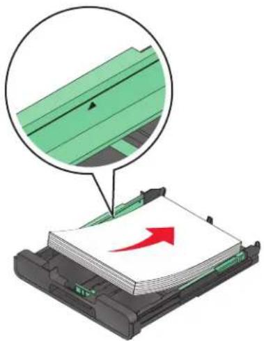LEXMARK Prestige Pro 802 - Einlegen von Papier in das Papierfach - 4