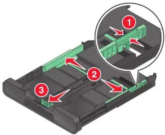 LEXMARK Prestige Pro 802 - Einlegen von Papier in das Papierfach - 2