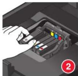 LEXMARK Prestige Pro 808 - Replacing ink cartridges - 3