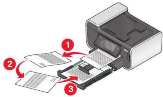 LEXMARK Prestige Pro 808 - Making a duplex copy manually - 1