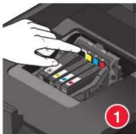 LEXMARK Prestige Pro 808 - Replacing ink cartridges - 2