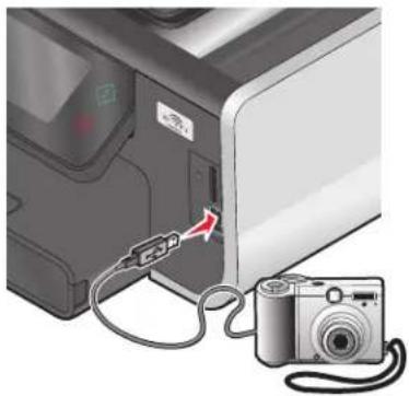 LEXMARK Prestige Pro 808 - Printing photos from a PictBridge-enabled digital camera - 1