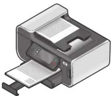 LEXMARK Prestige Pro 808 - Loading original documents into the ADF - 2