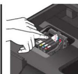 LEXMARK Prestige Pro 808 - Replacing ink cartridges - 5